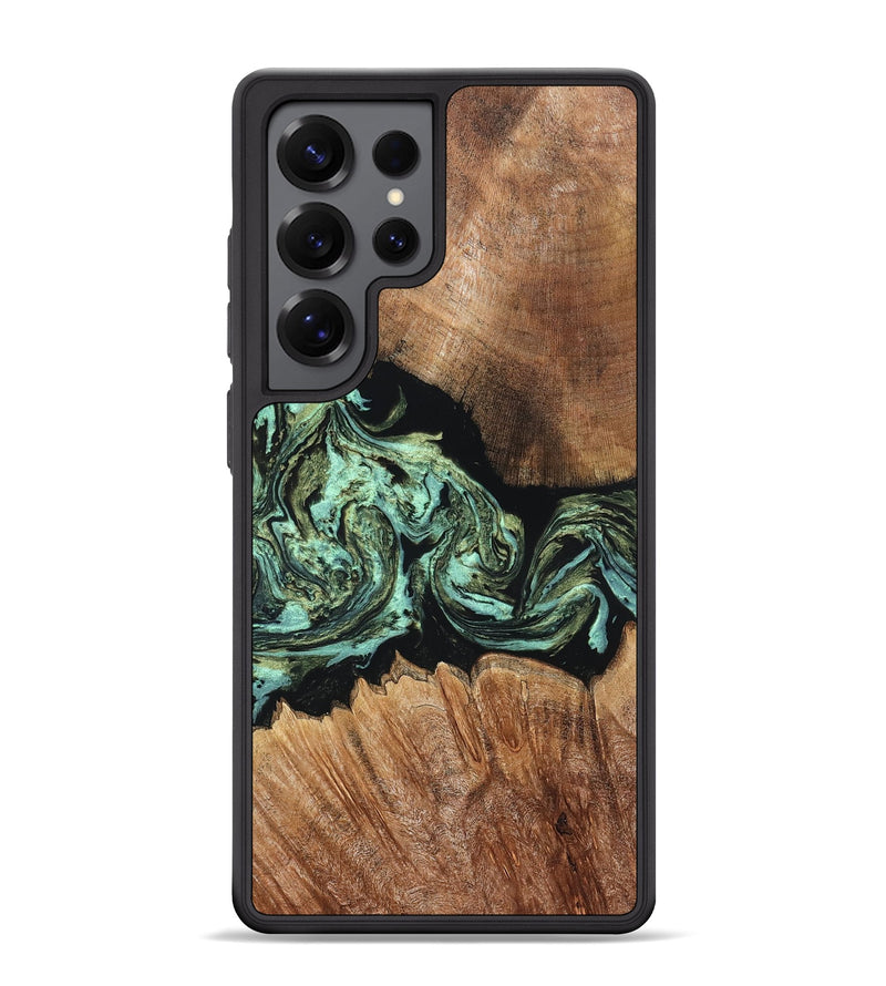 Galaxy S25 Ultra Wood Phone Case - Cicely (Green, 820328)