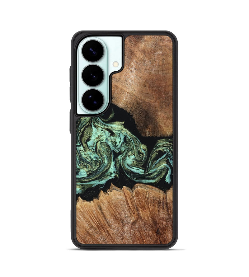 Galaxy S26 Wood Phone Case - Cicely (Green, 820328)
