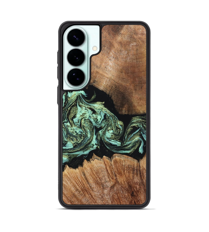 Galaxy S26 Plus Wood Phone Case - Cicely (Green, 820328)