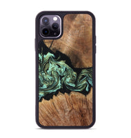 iPhone 11 Pro Max Wood Phone Case - Cicely (Green, 820328)