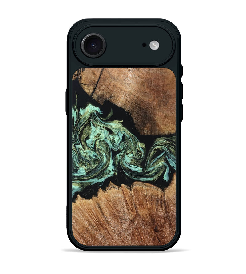 iPhone 17 Air Wood Phone Case - Cicely (Green, 820328)