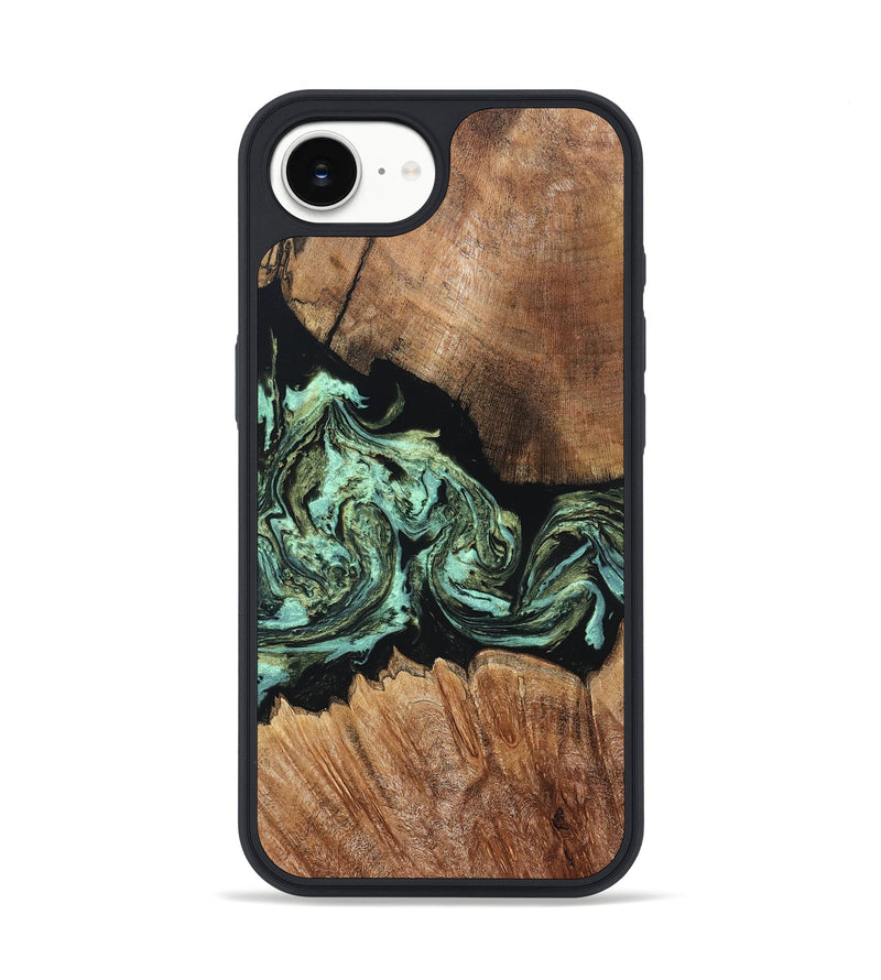 iPhone 17e Wood Phone Case - Cicely (Green, 820328)