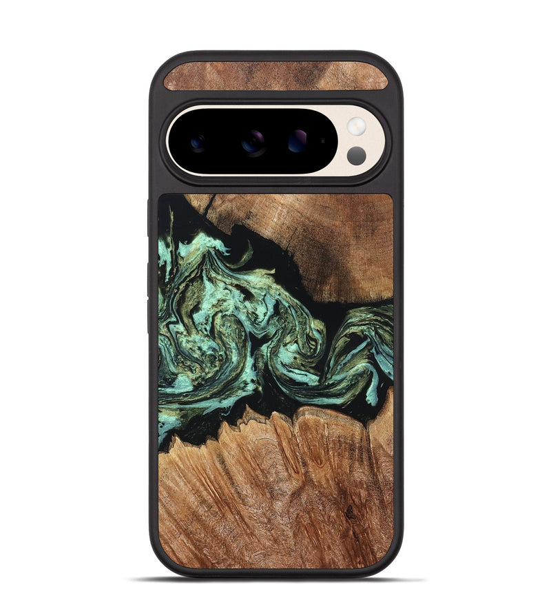 Pixel 10 Wood Phone Case - Cicely (Green, 820328)