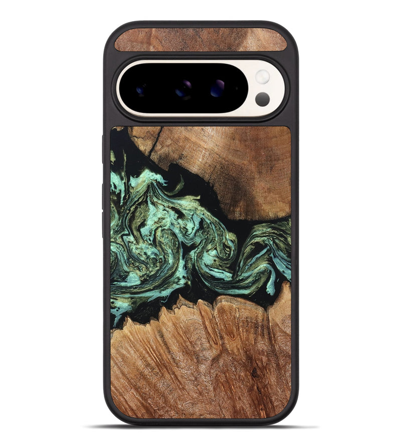 Pixel 9 Pro XL Wood Phone Case - Cicely (Green, 820328)