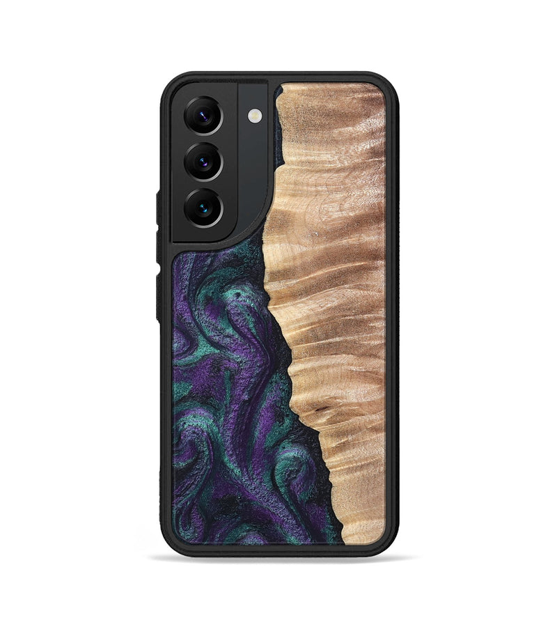 Galaxy S22 Wood Phone Case - Cayson (Green, 820329)