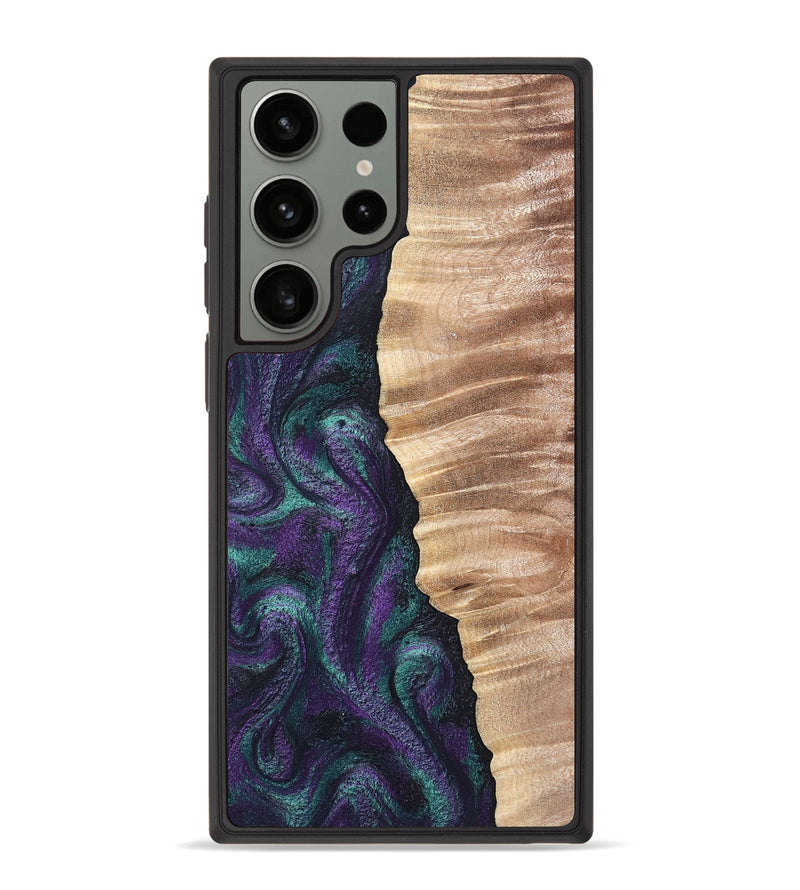 Galaxy S23 Ultra Wood Phone Case - Cayson (Green, 820329)