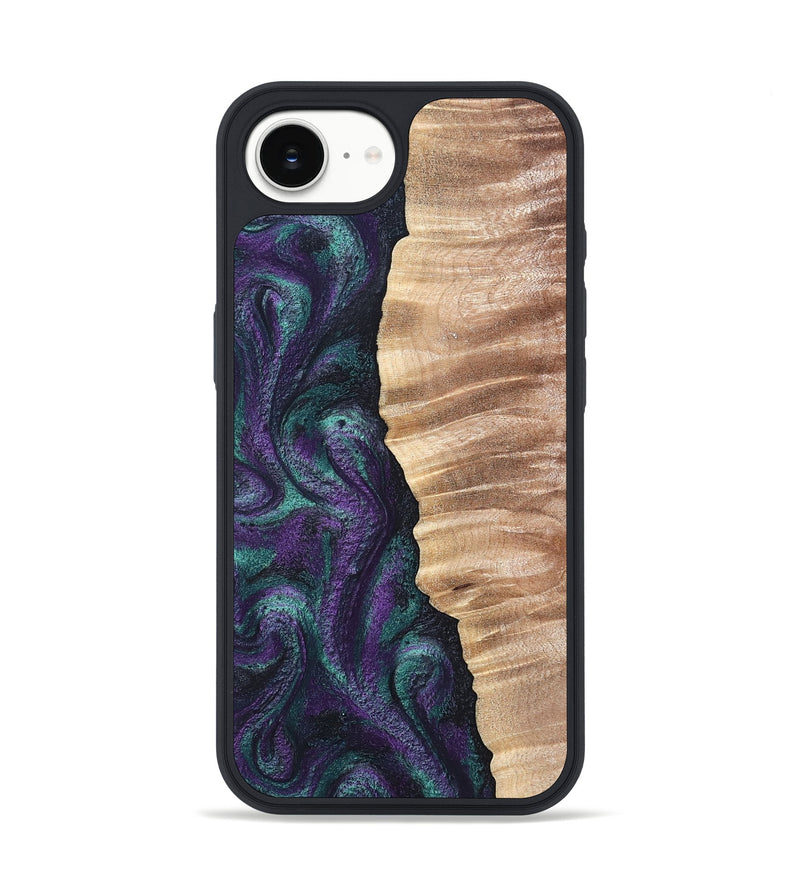 iPhone 16e Wood Phone Case - Cayson (Green, 820329)