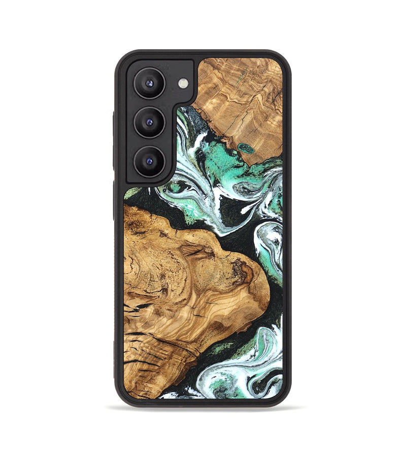 Galaxy S23 Wood Phone Case - Newt (Green, 820330)
