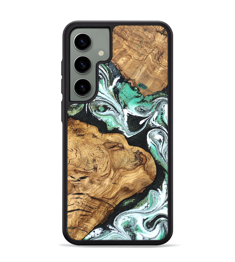 Galaxy S24 Plus Wood Phone Case - Newt (Green, 820330)