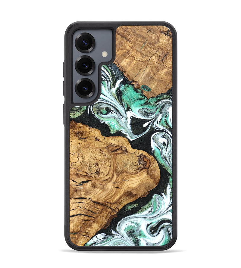 Galaxy S25 Plus Wood Phone Case - Newt (Green, 820330)
