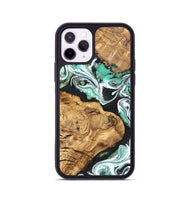 iPhone 11 Pro Wood Phone Case - Newt (Green, 820330)