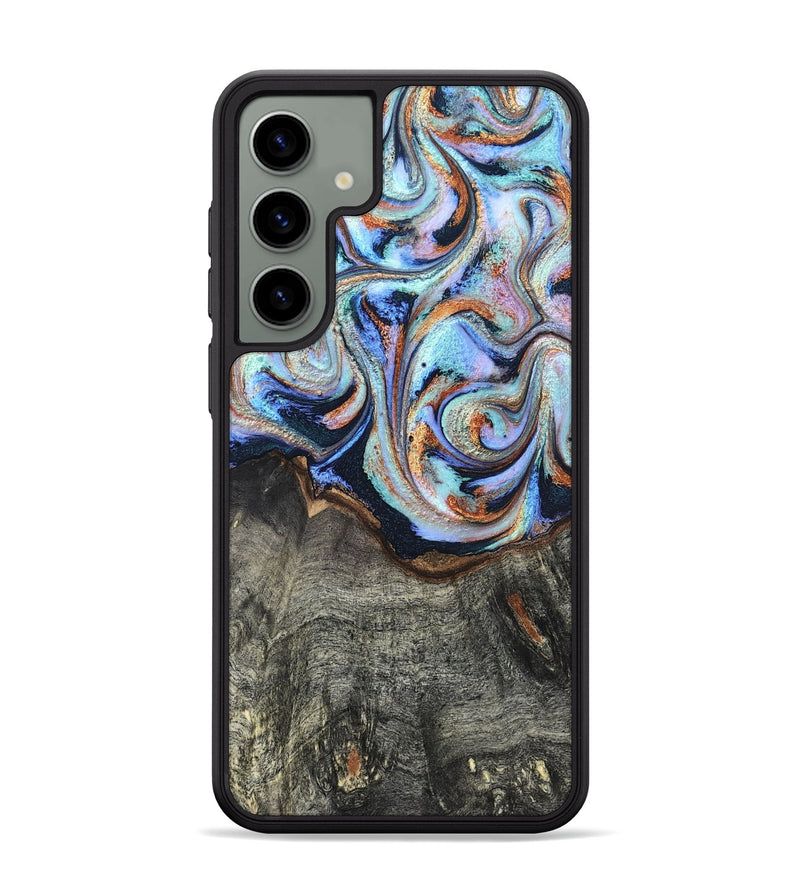 Galaxy S24 Plus Wood Phone Case - Ila (Teal & Gold, 820331)