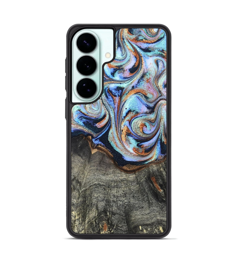 Galaxy S26 Plus Wood Phone Case - Ila (Teal & Gold, 820331)