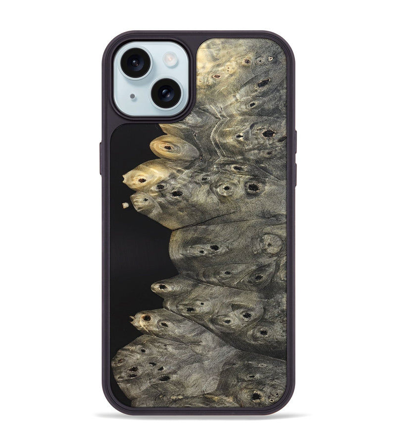 iPhone 15 Plus Wood Phone Case - Merlin (Wood Burl, 820332)