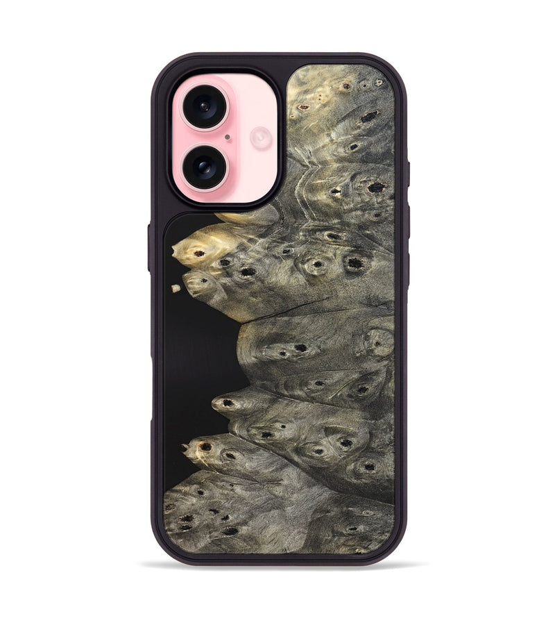 iPhone 16 Wood Phone Case - Merlin (Wood Burl, 820332)