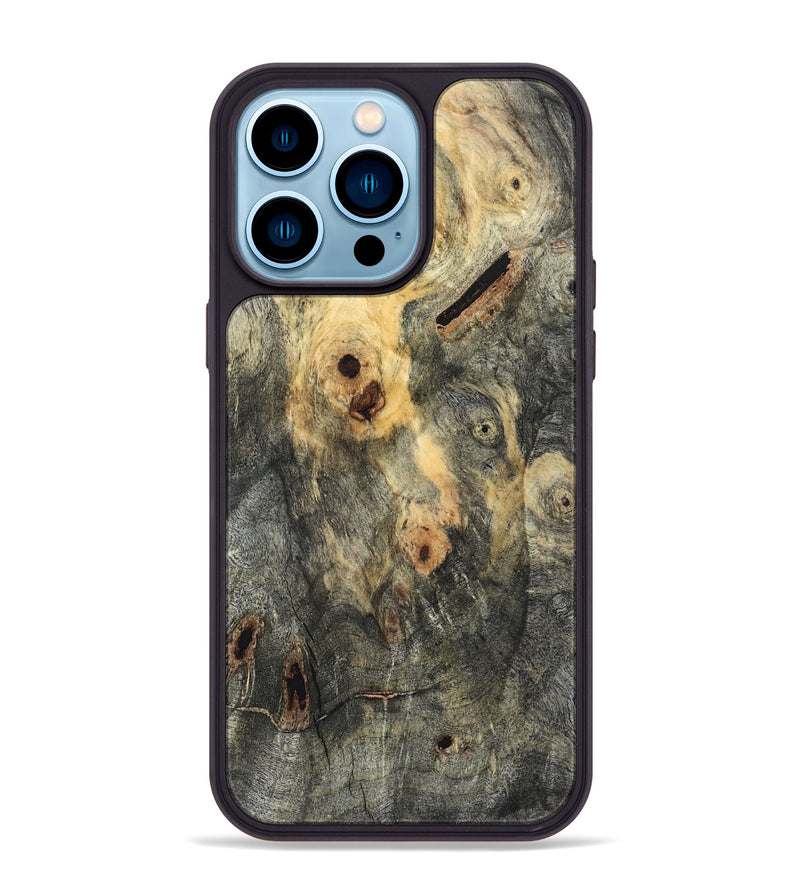 iPhone 14 Pro Max Wood Phone Case - Rhea (Wood Burl, 820333)