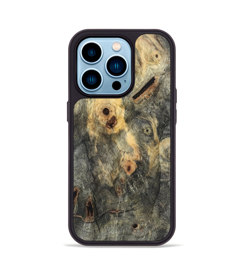 iPhone 14 Pro Wood Phone Case - Rhea (Wood Burl, 820333)