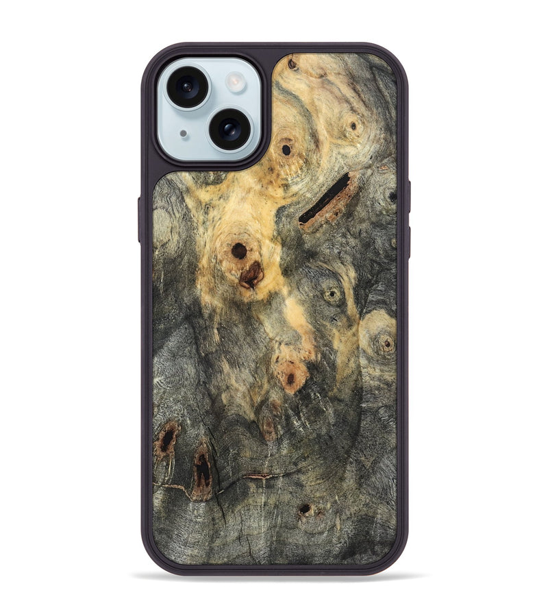 iPhone 15 Plus Wood Phone Case - Rhea (Wood Burl, 820333)