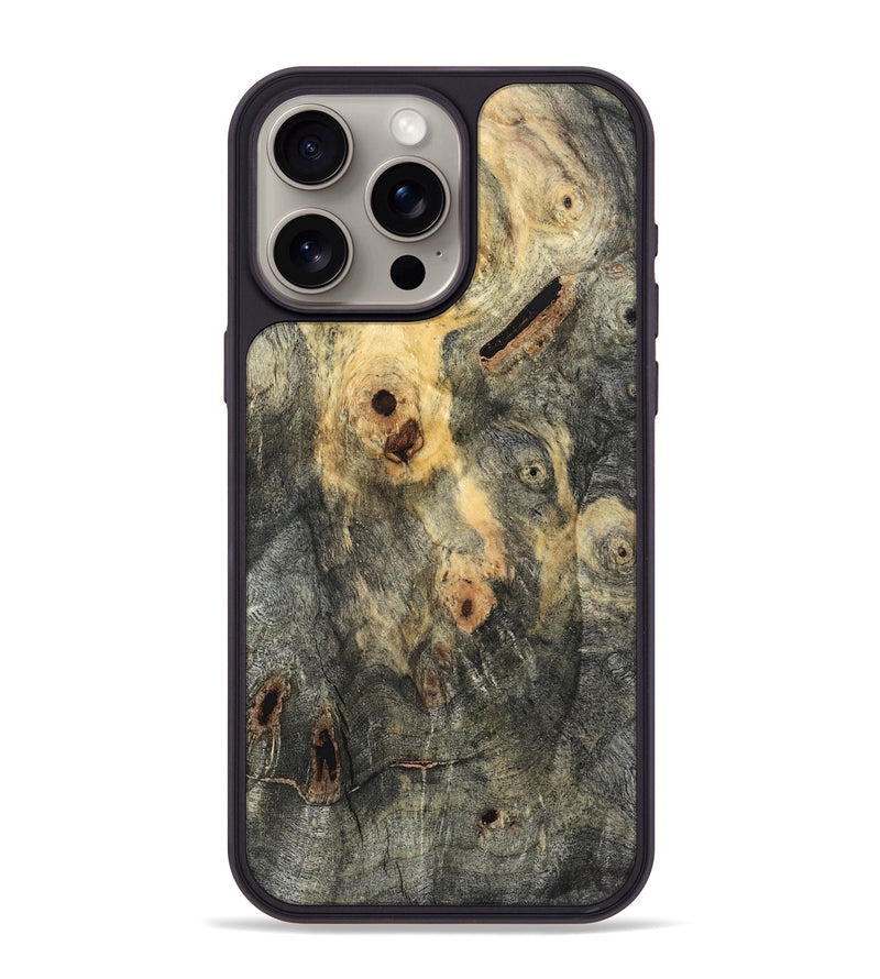 iPhone 15 Pro Max Wood Phone Case - Rhea (Wood Burl, 820333)