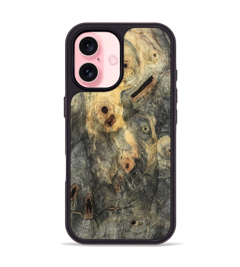 iPhone 16 Wood Phone Case - Rhea (Wood Burl, 820333)