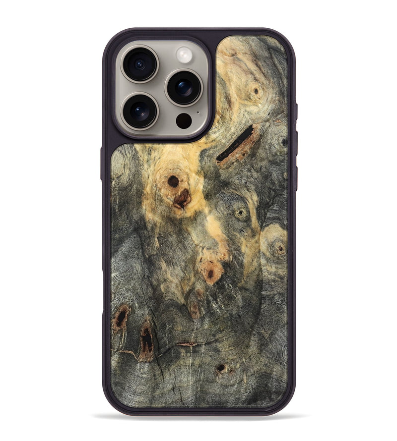 iPhone 16 Pro Max Wood Phone Case - Rhea (Wood Burl, 820333)