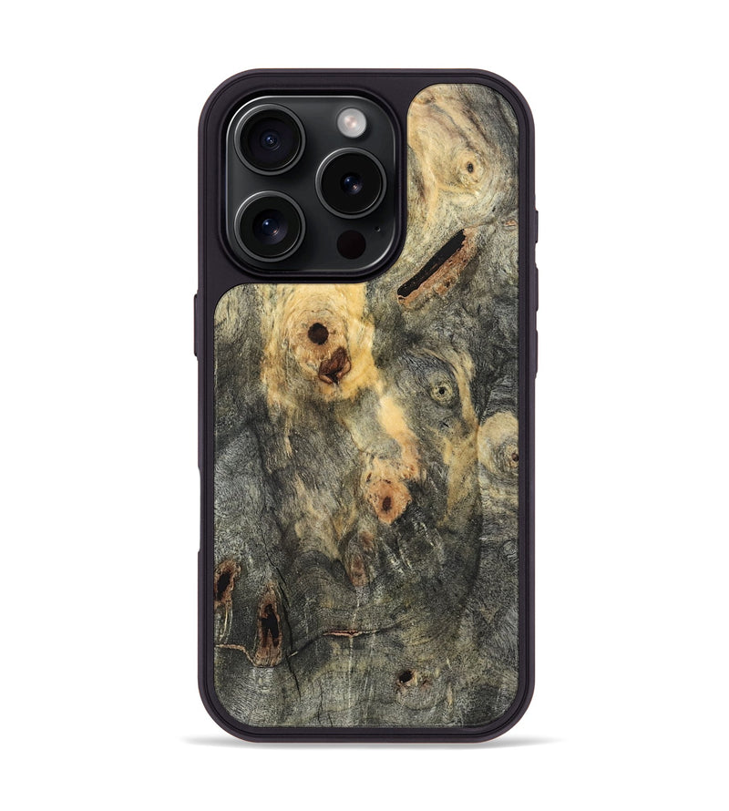 iPhone 16 Pro Wood Phone Case - Rhea (Wood Burl, 820333)
