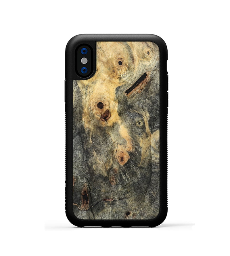 iPhone Xs Wood Phone Case - Rhea (Wood Burl, 820333)