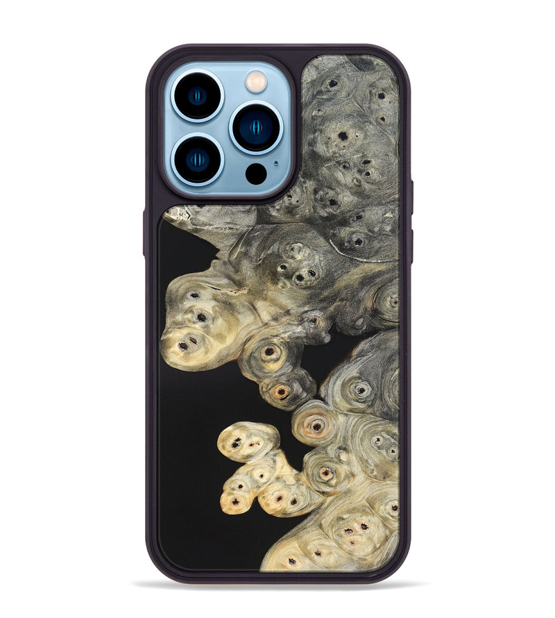 iPhone 14 Pro Max Wood Phone Case - Hattie (Wood Burl, 820334)