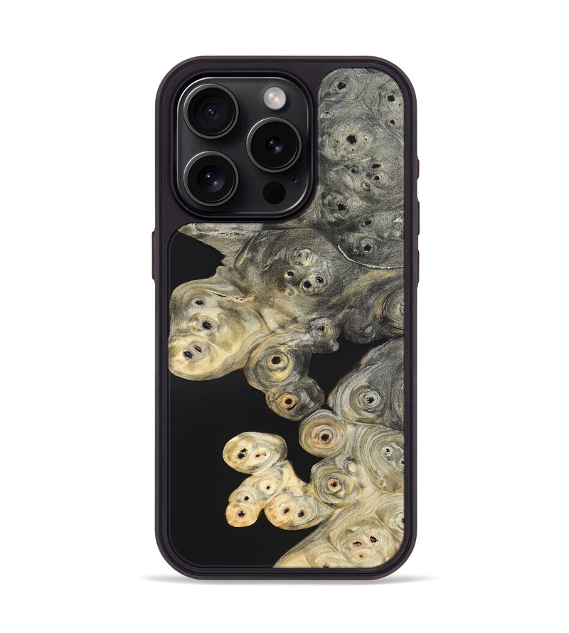 iPhone 15 Pro Wood Phone Case - Hattie (Wood Burl, 820334)