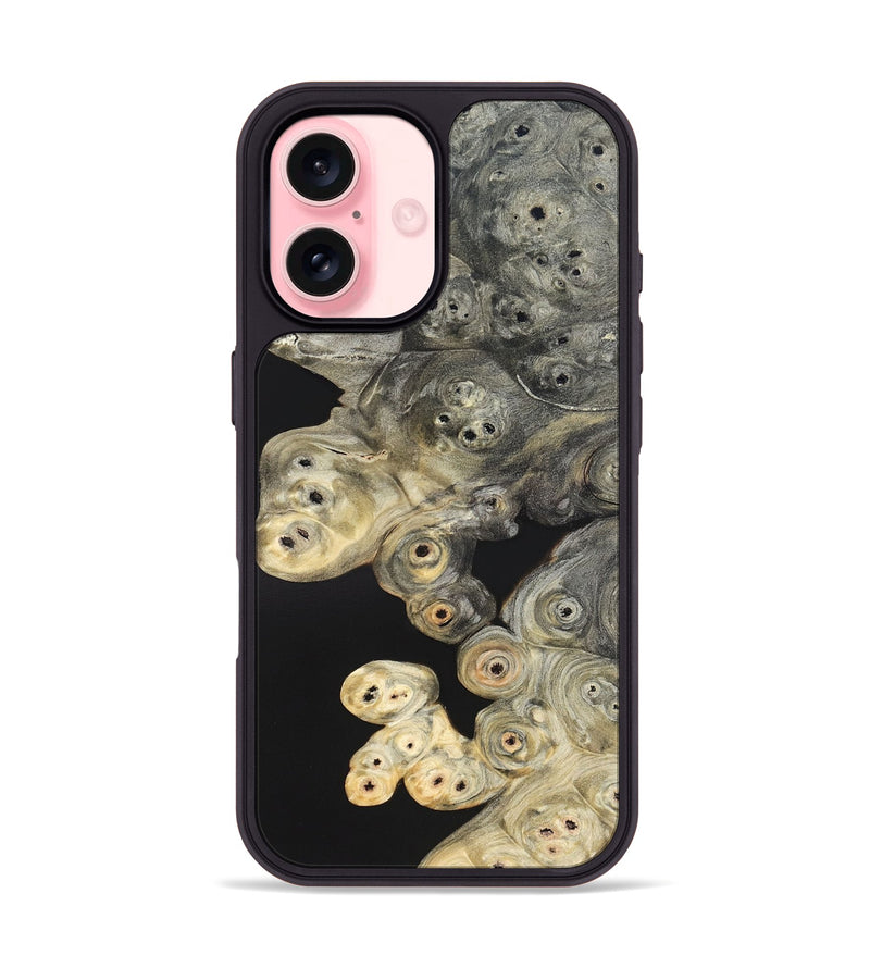 iPhone 16 Wood Phone Case - Hattie (Wood Burl, 820334)