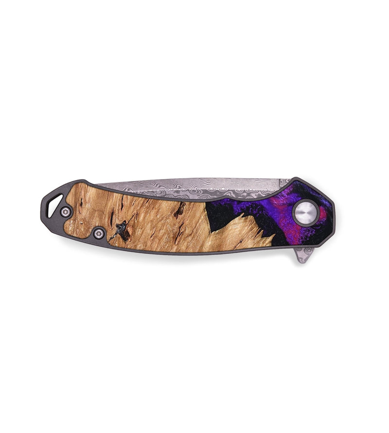 EDC Wood Pocket Knife - Alford (Purple, 820335)