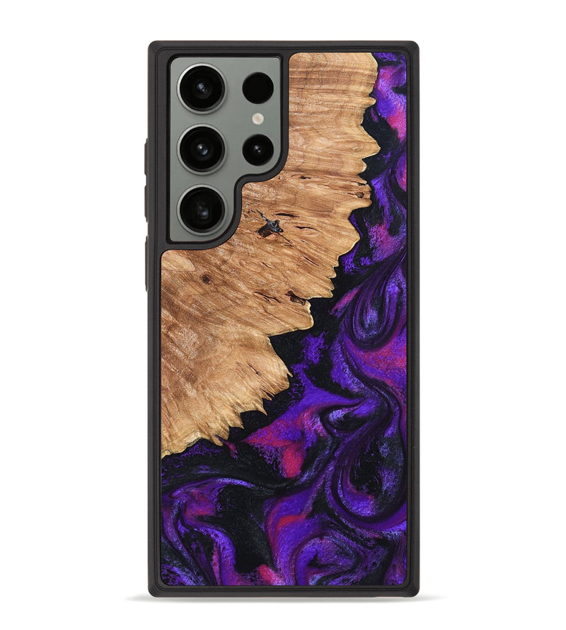 Galaxy S23 Ultra Wood Phone Case - Alford (Purple, 820335)