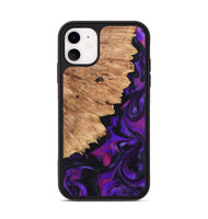 iPhone 11 Wood Phone Case - Alford (Purple, 820335)