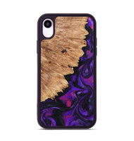 iPhone Xr Wood Phone Case - Alford (Purple, 820335)