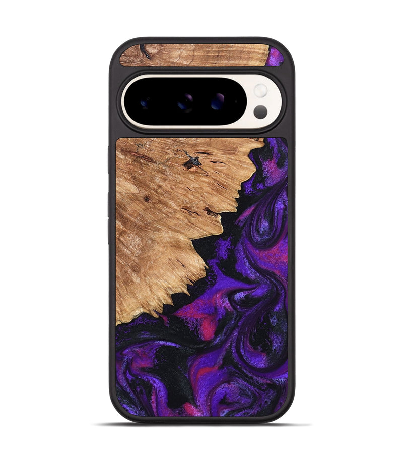 Pixel 9 Pro Wood Phone Case - Alford (Purple, 820335)