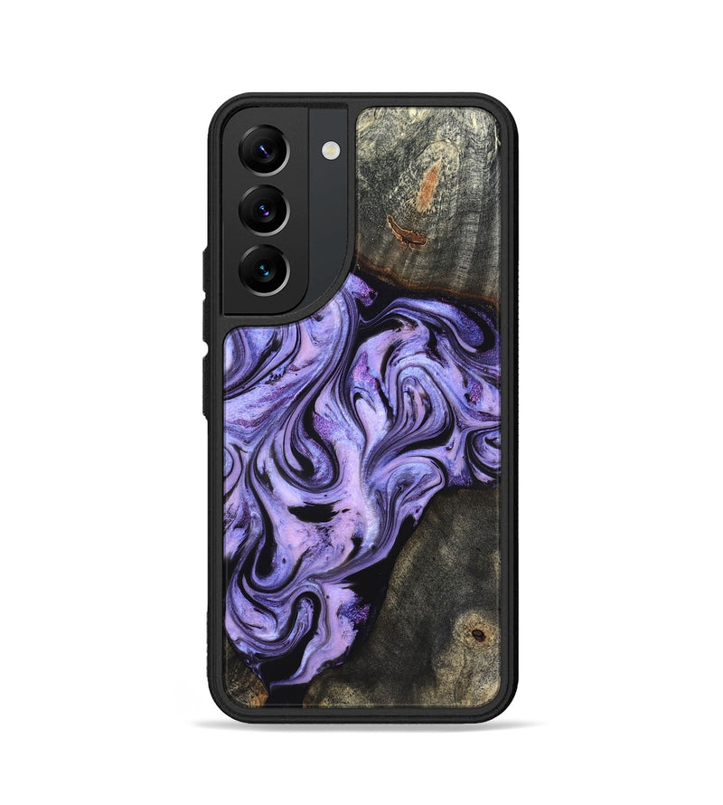 Galaxy S22 Wood Phone Case - Adrien (Purple, 820336)