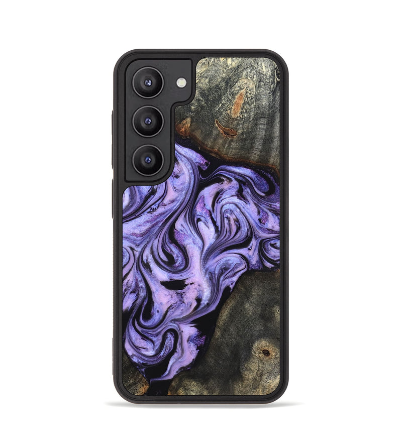Galaxy S23 Wood Phone Case - Adrien (Purple, 820336)