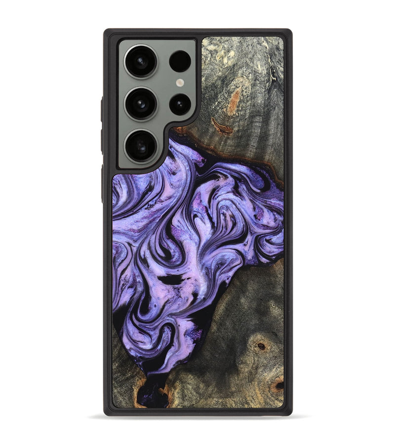 Galaxy S23 Ultra Wood Phone Case - Adrien (Purple, 820336)