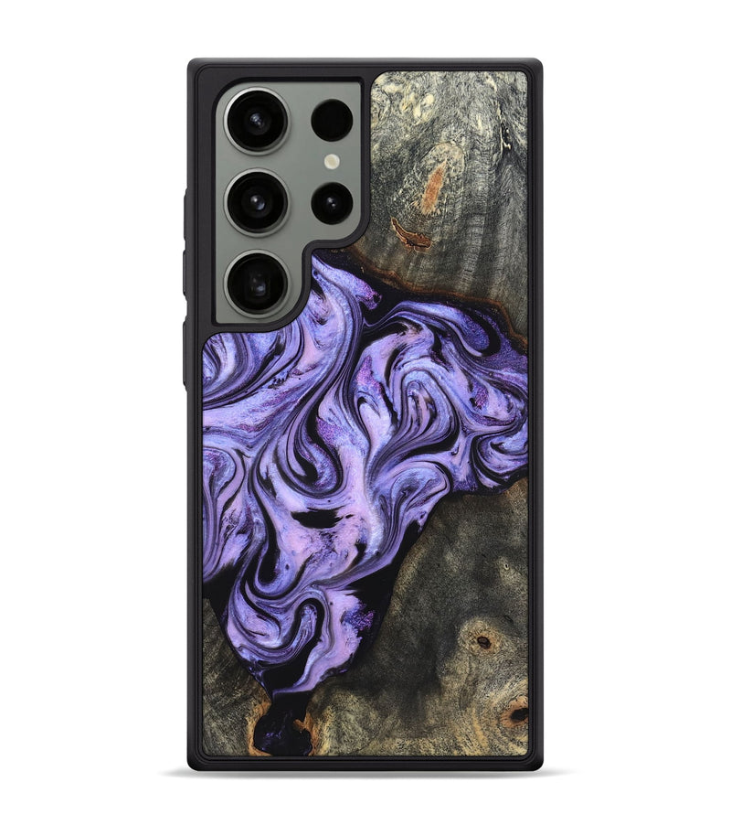 Galaxy S24 Ultra Wood Phone Case - Adrien (Purple, 820336)