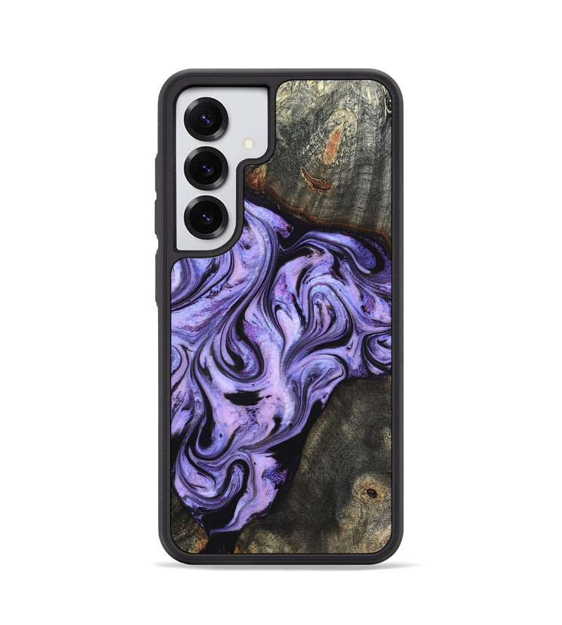 Galaxy S25 Wood Phone Case - Adrien (Purple, 820336)