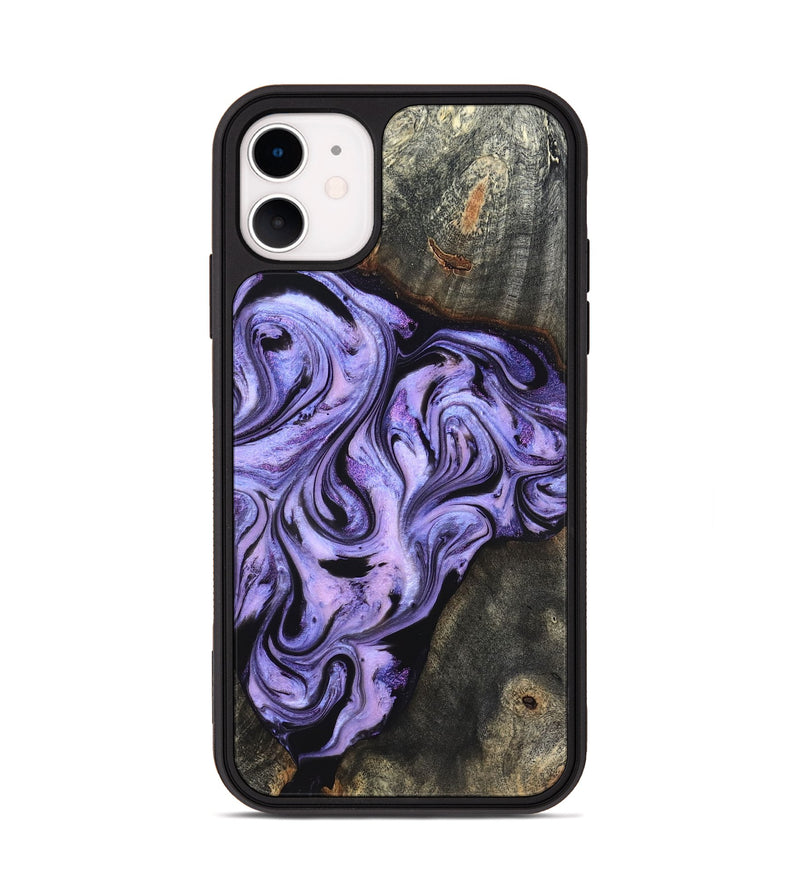 iPhone 11 Wood Phone Case - Adrien (Purple, 820336)