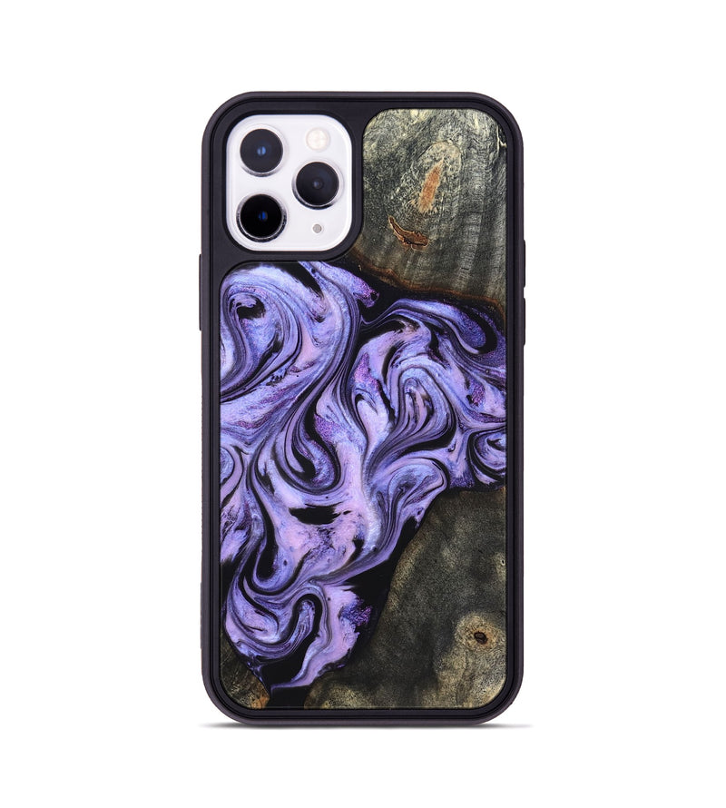 iPhone 11 Pro Wood Phone Case - Adrien (Purple, 820336)