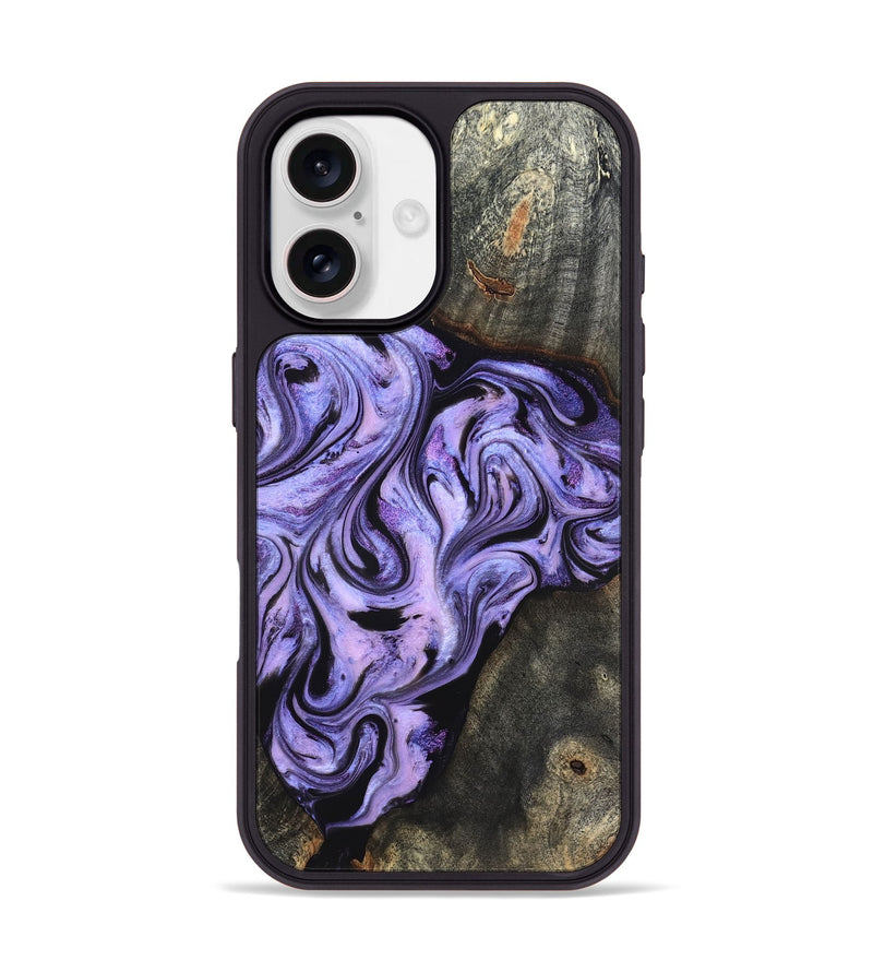 iPhone 17 Wood Phone Case - Adrien (Purple, 820336)