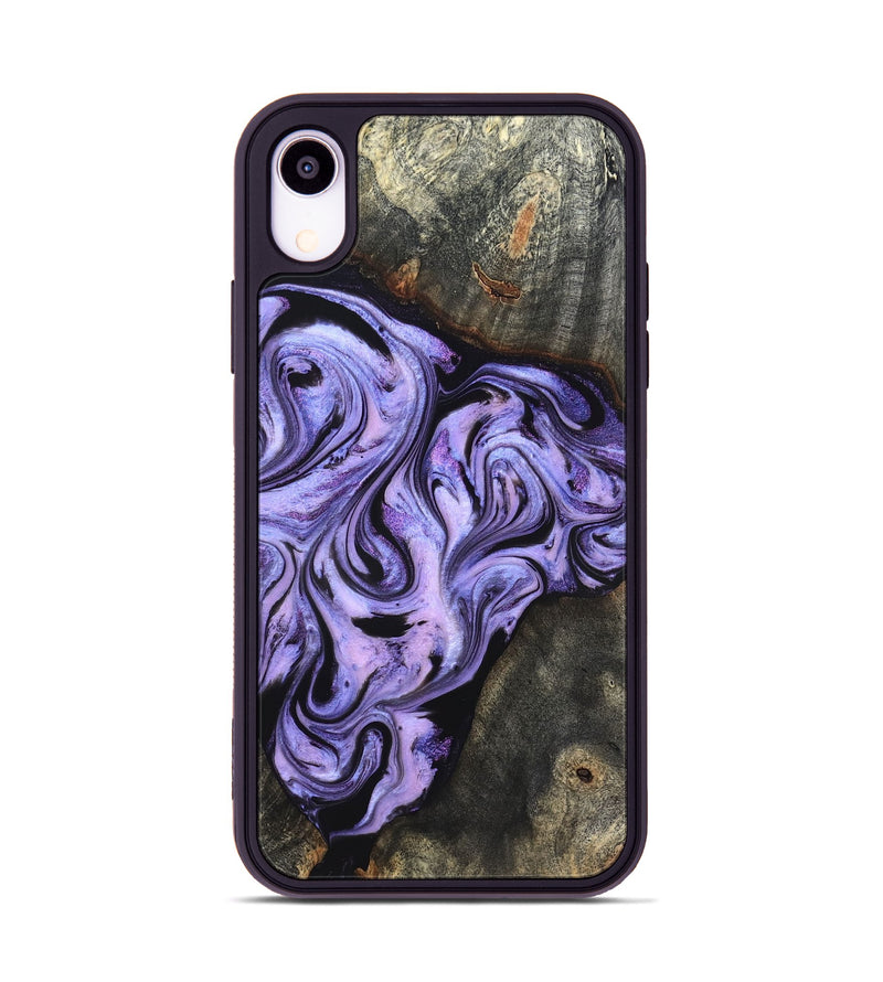 iPhone Xr Wood Phone Case - Adrien (Purple, 820336)