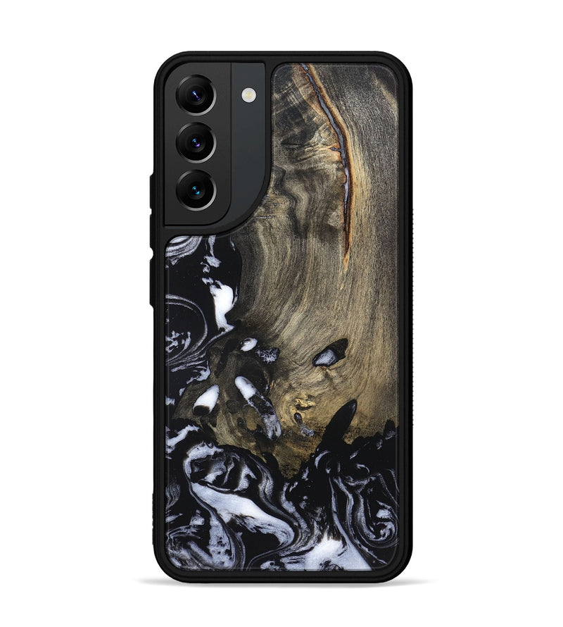 Galaxy S22 Plus Wood Phone Case - Kaila (Black & White, 820337)