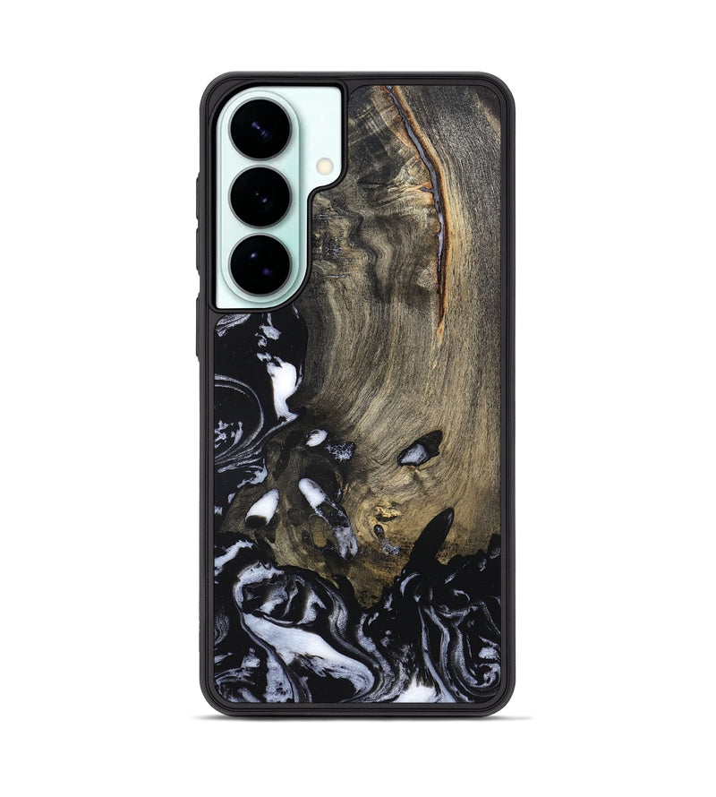 Galaxy S26 Plus Wood Phone Case - Kaila (Black & White, 820337)