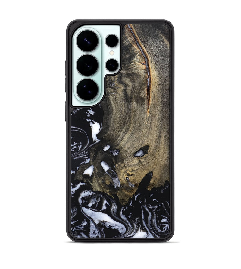 Galaxy S26 Ultra Wood Phone Case - Kaila (Black & White, 820337)