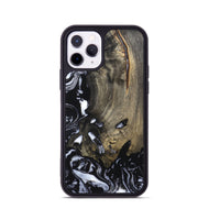 iPhone 11 Pro Wood Phone Case - Kaila (Black & White, 820337)