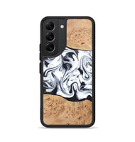 Galaxy S22 Wood Phone Case - Kaleena (Black & White, 820338)