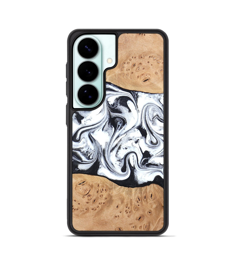 Galaxy S26 Wood Phone Case - Kaleena (Black & White, 820338)